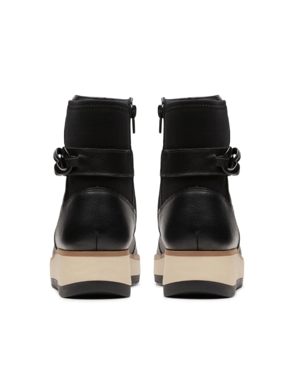 Clarks Women's Collection Zylah Rose Boots - Black Leather